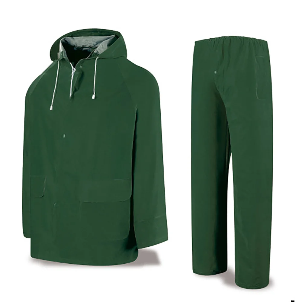 Fato de Água Verde de Pvc/Pol 0,32 Tamanho: M