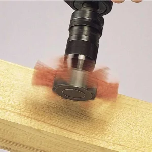 Escova Rebolo Lamelado em Fio de Nylon Haste Hexa.