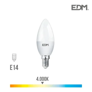 Lâmpada Vela LED E14 7w 600 Lm 4000k Luz Dia