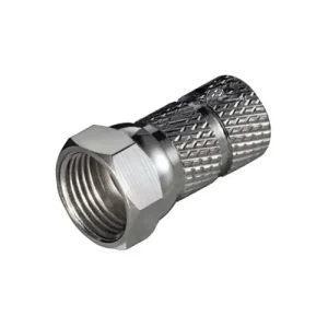 Ficha Tipo F Compressão P/Cabo Rg6 Fcm6 Tipo e