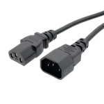 Cabo de Alimentação Iec C13 a C14 - 0.8 M
