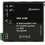Amplificador de Parede Iwa com Bluetooth 2x30w