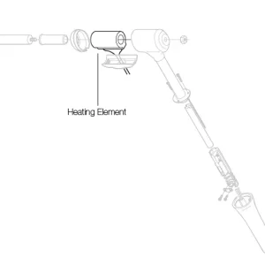Resistencia 230v para Ferro de Soldar 150s Jbc