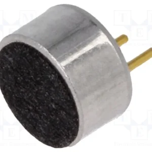 Microfone, Dim.Ext: 6x3,5mm, 2,2ko, 0,5ma, 1÷10v,.