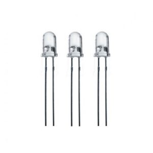 Led 3mm Alto Brilho Vermelho Transparente