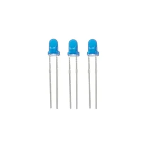 Led 3mm Azul 220-330mcd 70º Frente Convexa