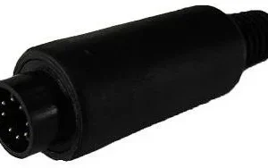 Ficha Mini Din Macho 8 Pinos para Cabo