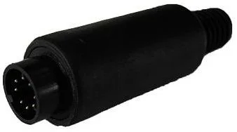 Ficha Mini Din Macho 8 Pinos para Cabo