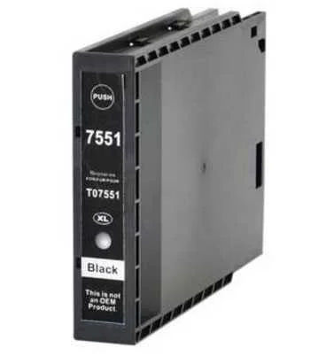 Tinteiro Epson Compatível T7551 / T7561 - Preto