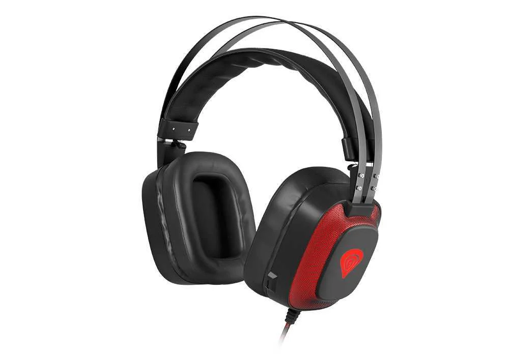 Headset Gaming Radon 760 Preto/Vermelho - Genesis