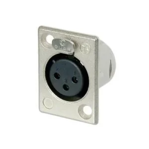 Ficha Xlr Femea 3 Pinos Neutrik