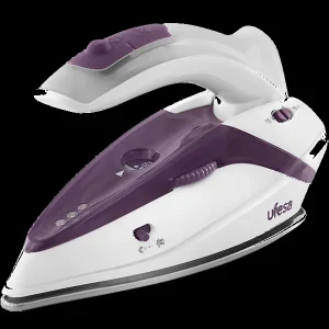 Ferro de Viagem a Vapor Seco 1100w Branco Roxo