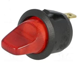 Interruptor Rocker Redondo Spst(On)-Off Verde