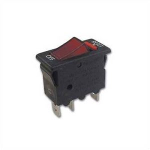 Interruptor Luminoso Vermelho Com Reset 250v 3a