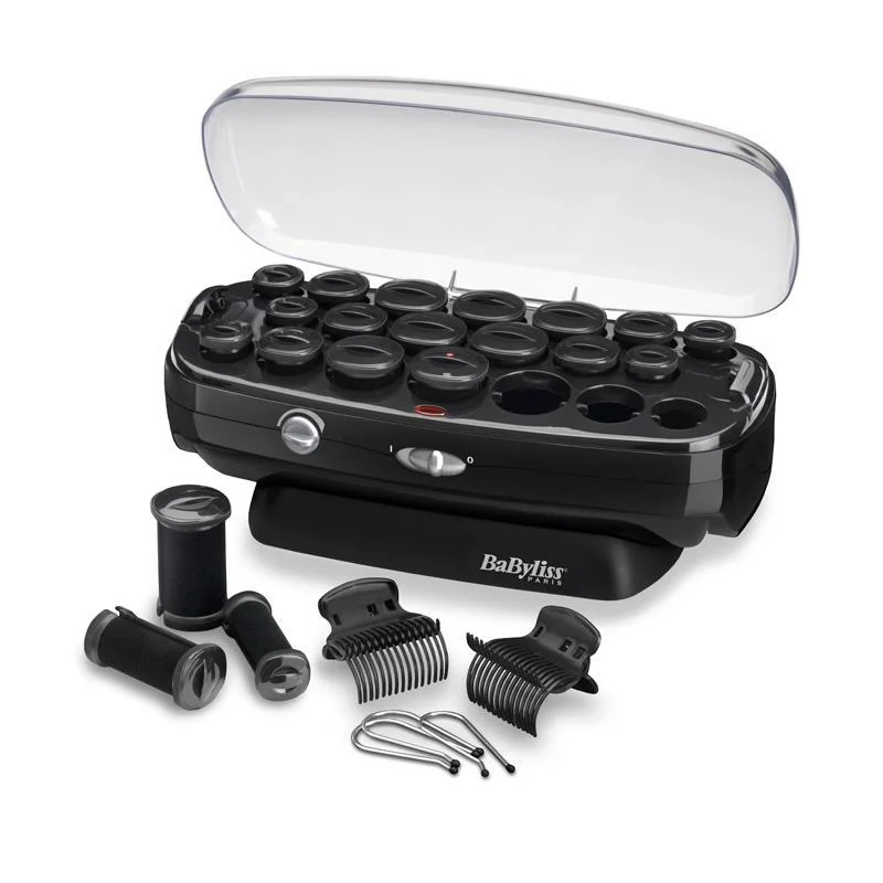 Rolos de Cabelo Babyliss Rs035e Preto, Inox 20pc