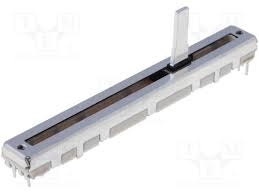 Potenciometro Deslizante 10ko 100mw Tht +20% Log.