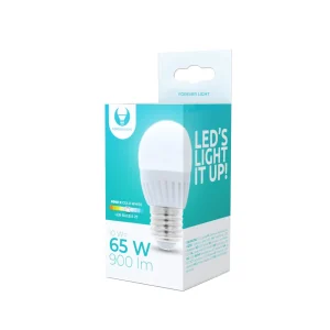 Lâmpada LED E27 G45 10w 230v 6000k 900lm Cerâmica.