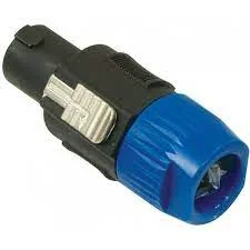Conector de Altifalante Masculino de Pvc de 4 Pi.