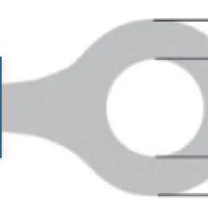 Rápido No Conector 5.3 Mm Fêmea Pvc Azul