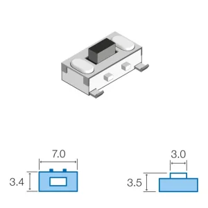 Pulsador de Tato Smd 12vdc 50ma