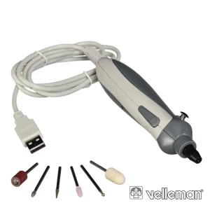 Mini Berbequim Usb 5w 15000rpm C/ Acessórios