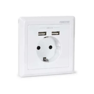 Painel de Ligação 2 X Usb e Tomada