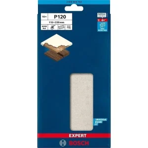 10 Lixas de Rede Expert M480 115 X 230mm. K120
