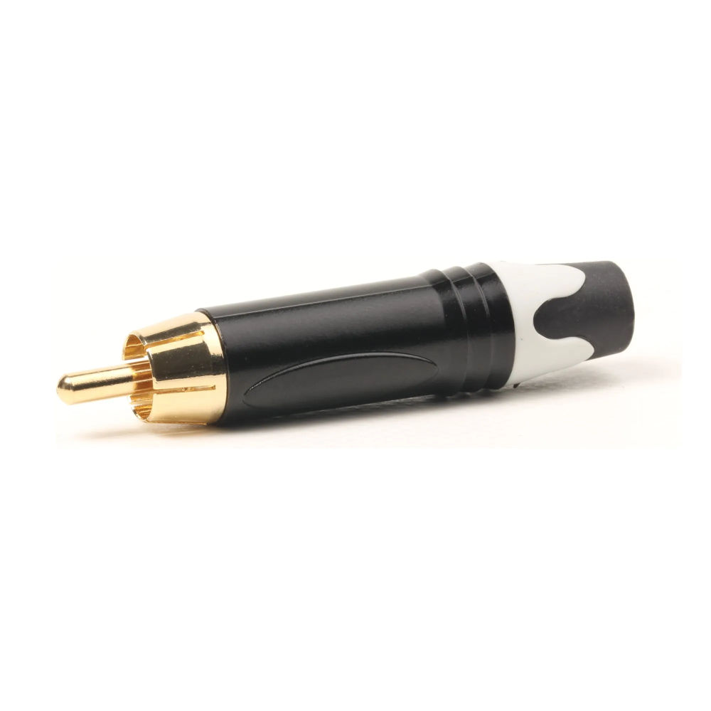 Ficha RCA Macho Ø6mm Metal