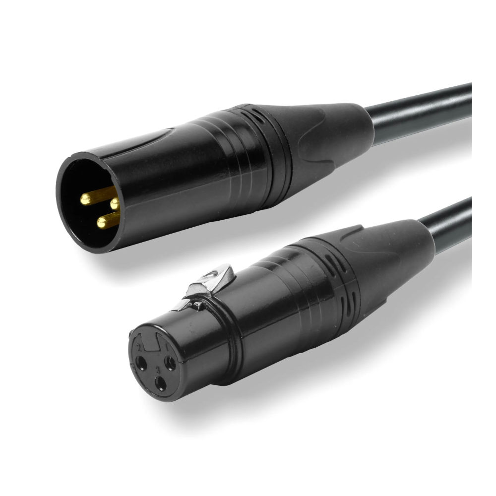Cabo XLR Macho / XLR Fêmea 0,5m