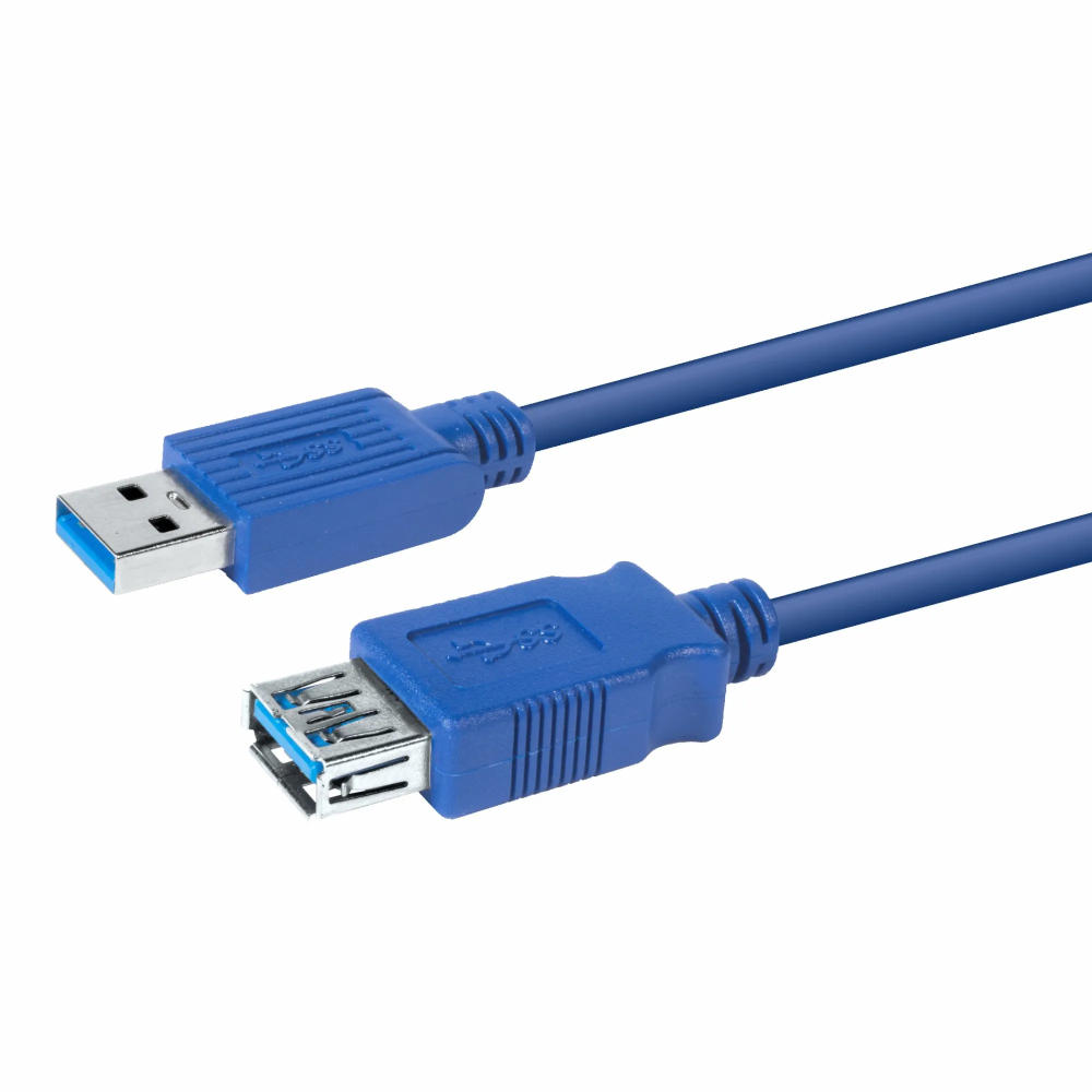 Cabo USB 3.0 "A" Macho / USB 3.0 "A" Fêmea 1,8mt