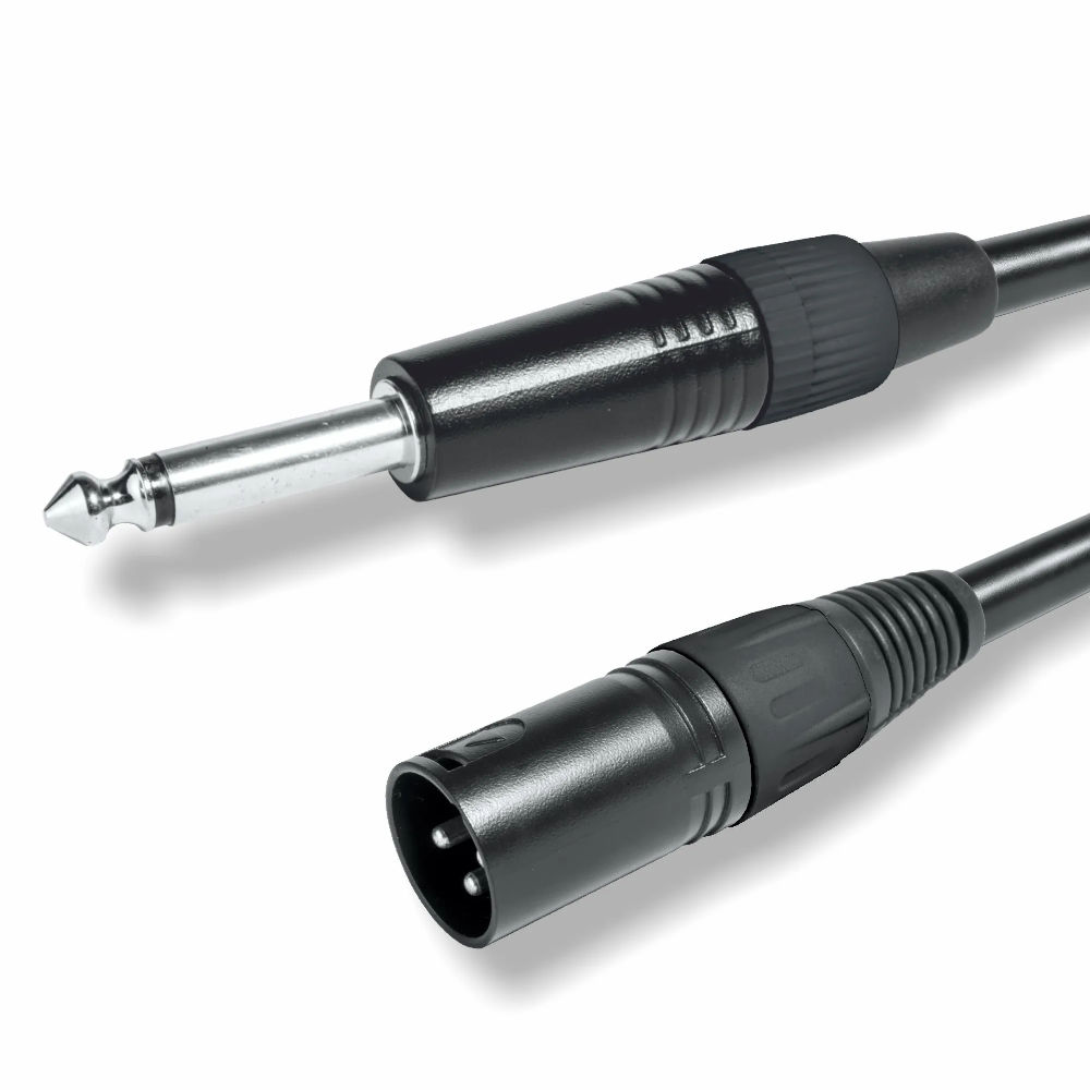 Cabo 6,35 Macho Mono / XLR Macho - 1mt