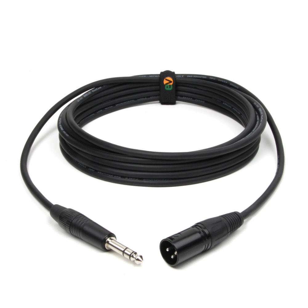 Cabo 6,35 Macho ST / XLR Macho 1mt