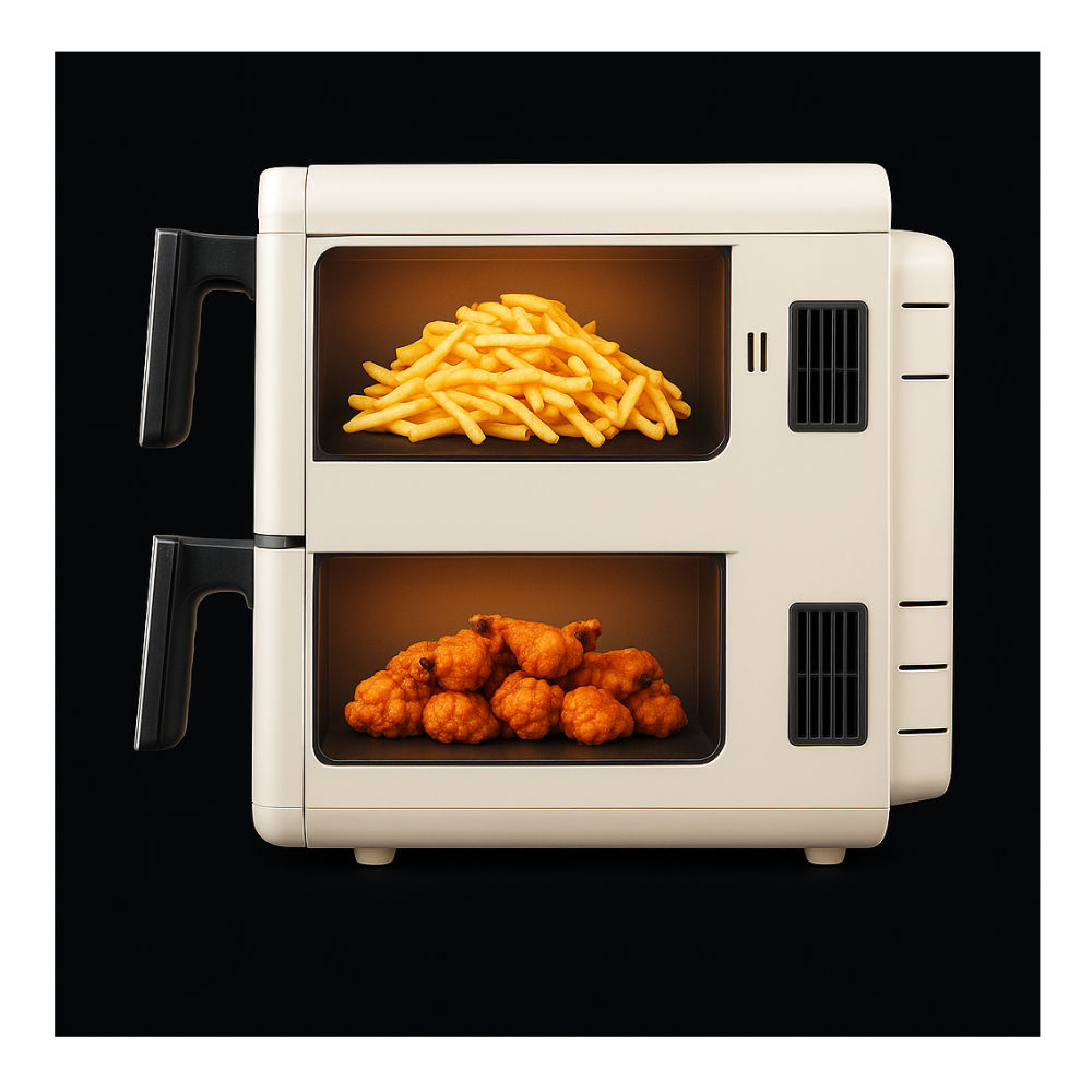 GI-FG4101 Air Fryer Dupla Vertical 9L- FG41 - Image 3