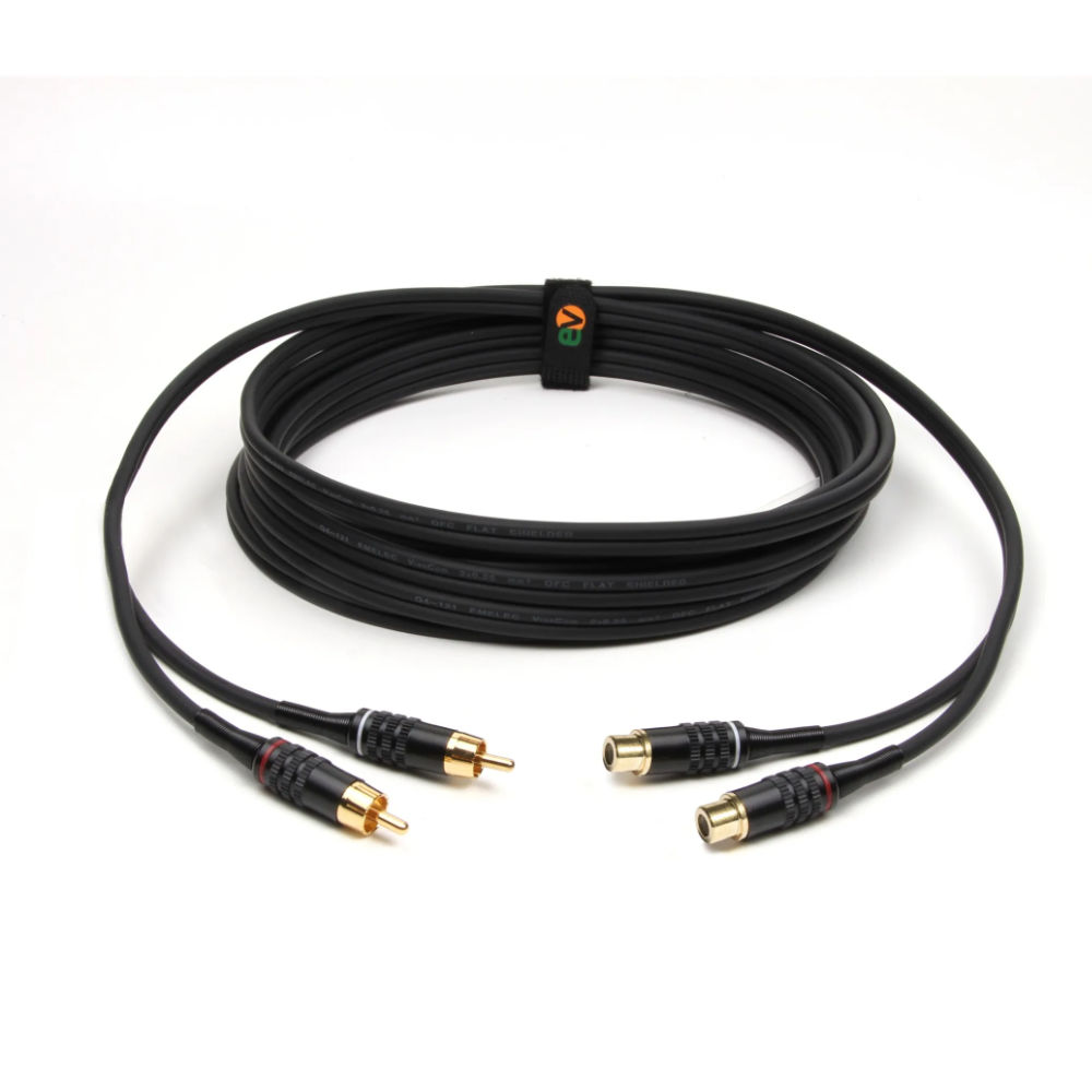 Cabo 2x RCA Macho / 2x RCA Fêmea 3mt