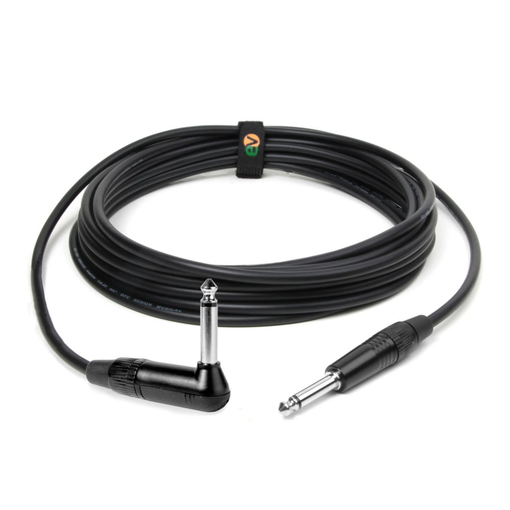 Cabo 6,35 Macho Mono / 6,35 Macho Mono 90º - 5mt