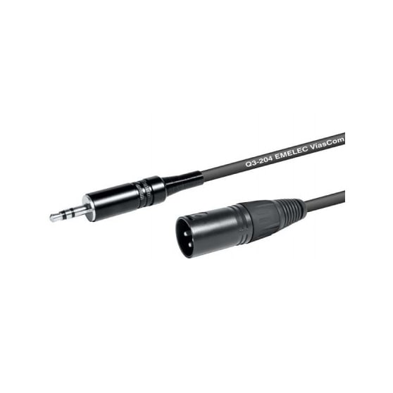 Cabo 3,5 Macho ST / XLR Macho 0,5mt