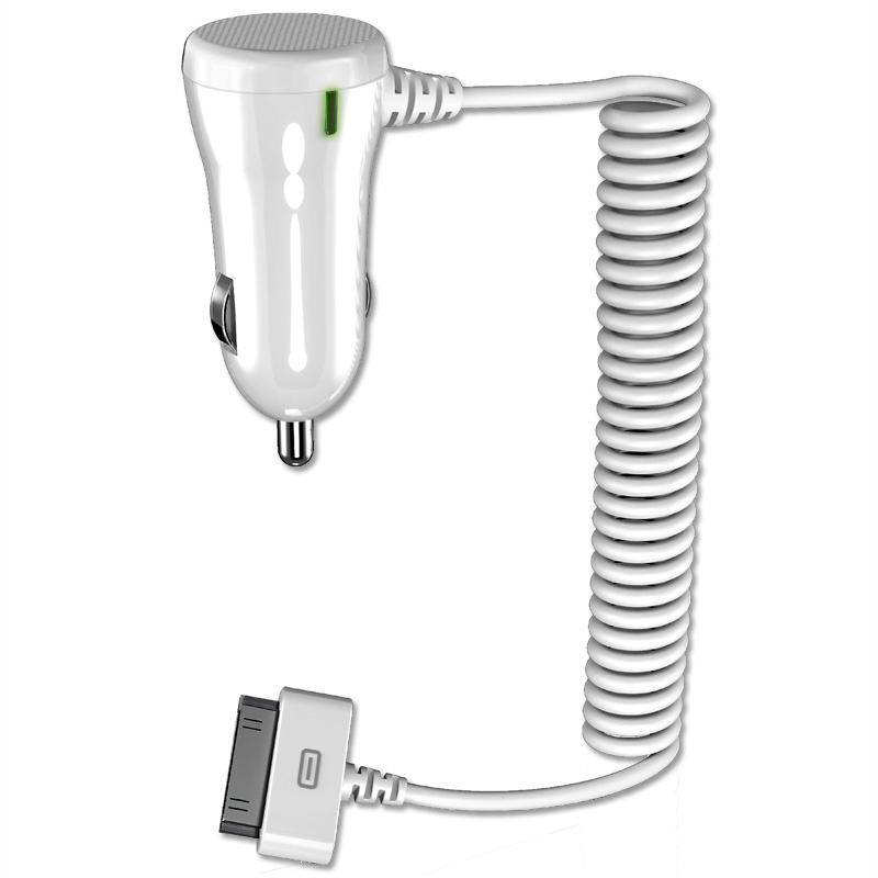 Alimentador Isqueiro DC12V/DC5V 1A Apple 30Pin