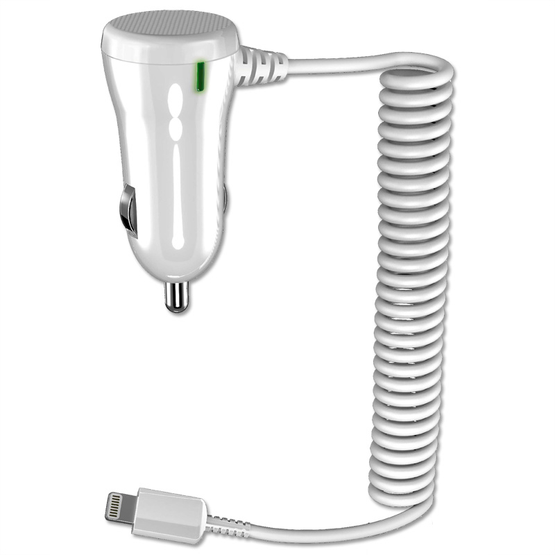 Alimentador Isqueiro DC12V/DC5V 1A Apple Lightning