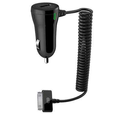 Alimentador Isqueiro DC12V/DC5V 2,1A USB + Samsung 30Pin
