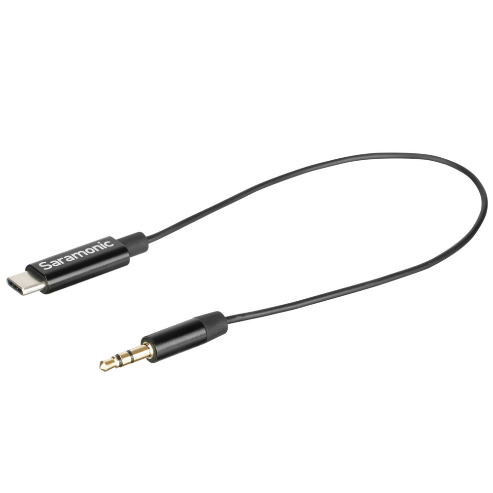 SR-C2001 Cabo adaptador áudio 3,5mm macho / USB-C macho Saramonic