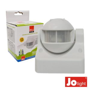 23-104 Detector De Movimentos Pir De Parede Branco Jolight