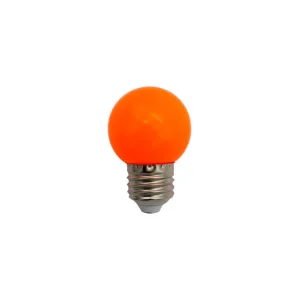 Lâmpada LED E27 G45 5w Laranja