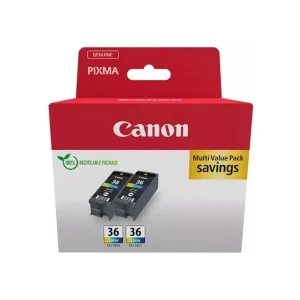 Tinta Canon Cli-36 Cl Twin /1511b025 Multicolorida