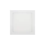 Painel LED 6w 3000k Quadrado Branco
