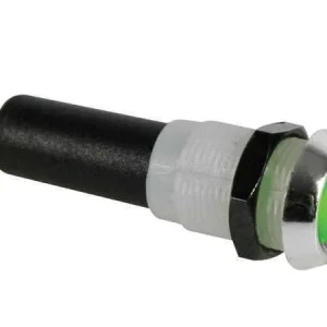 Lâmpada LED 24v Verde - Cromado