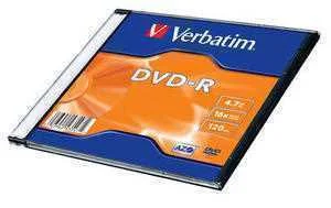 Verbatim Dvd-R 16x 4.7gb 120min Matt Silver Caixa.