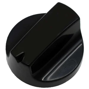 Mando Teka Encimera Negro Eje Largo