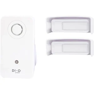 Campainha Dc Sem Fios 2 Botãos (200mt) - Dio