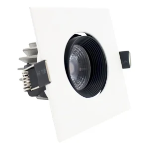 Aro Quadrado Br Orient. com Modulo LED 12w 3000k