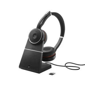 Auscultadores Headset Bluetooth Evolve 75 C/ Base.